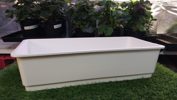 Ящик для рассады Макси 46х22х11 см белый